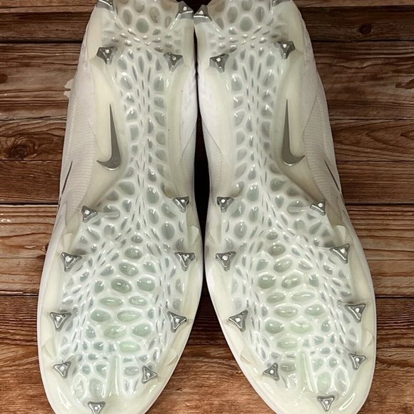 Men\'s Nike Alpha Huarache 8 Pro LAX Lacrosse Cleats White CW4446-100 Size 12.5 main image 2